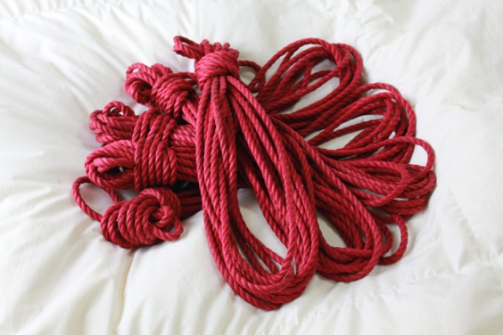 x5 painted 8m rope set (Red)